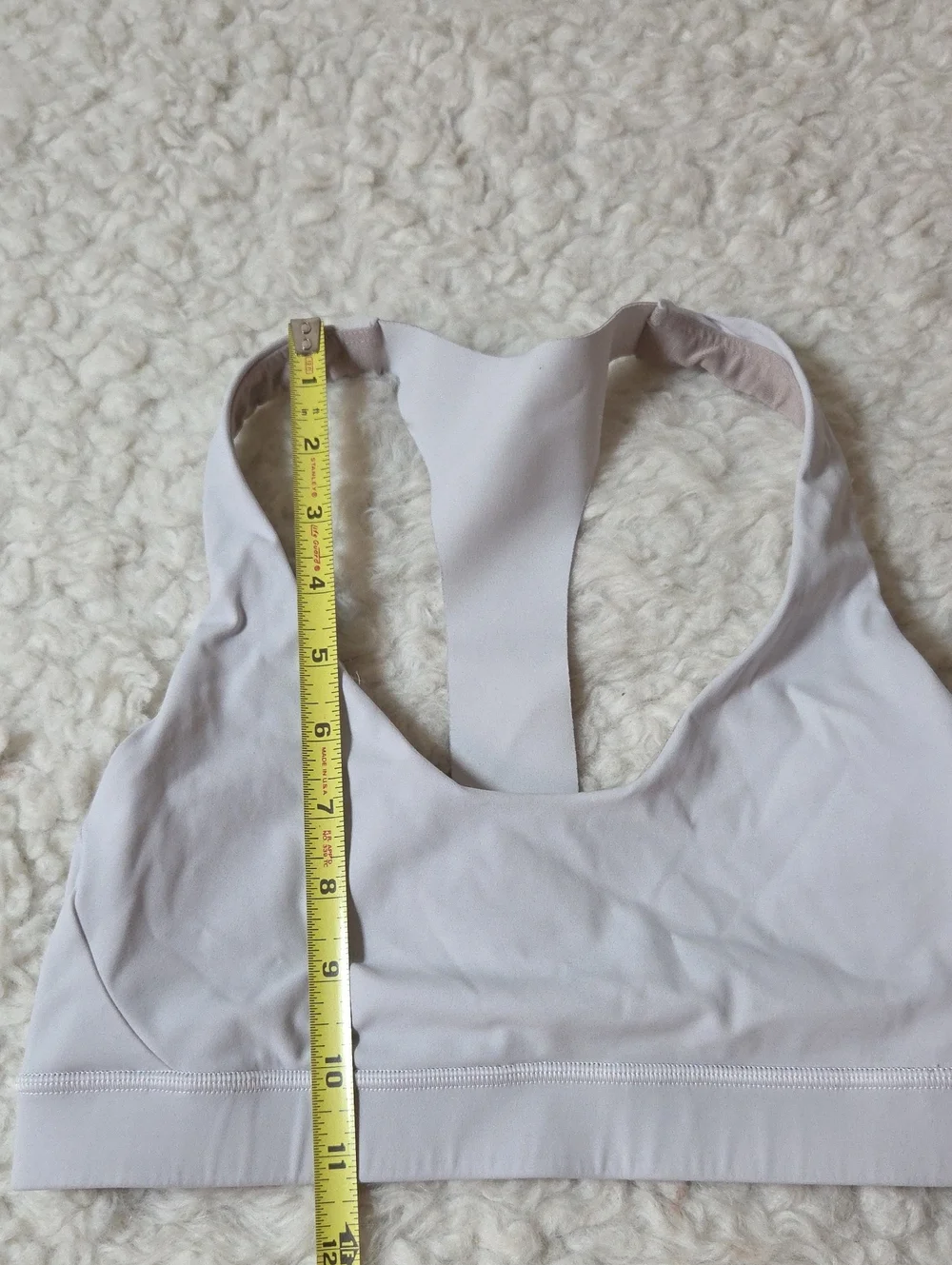 Lululemon Break Free Bra in Light Grey Sz 6 B/C Cup